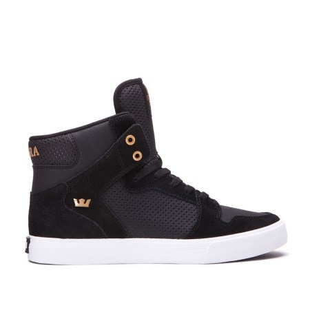 Supra Vaider Mens High Tops Shoes Chocolate UK 13HKX